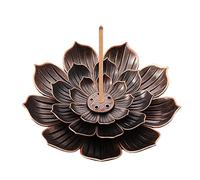 1Pcs Lotus Incense Holder 6-Hole Copper Cone Incense Burner Lotus Stick Incense,Backflow Incense Holder Meditation Gifts for Office Home SPA Yoga Tea House
