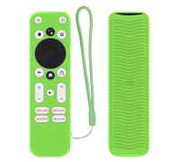 1PCS Luminous Green Protective Silicone Remote Cover Fit for Walmart Onn. Android TV 2K 4K Streaming Stick Remote Control, YiBiChin Full Wrap Remote Case Washable, Shockproof (Glow in The Dark, Green)