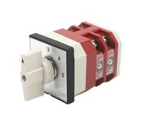 1pcs LW12-16/F5672.2 16A 5 Position 2 Pole 8 Screws Control Circuit Rotary Cam Switch For Civil Air Defense Signal Control Box