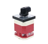 1pcs LW12-16/GL24.1 16A 3 Position One Pole 4 Screw Electric Momentary Control Circuit Rotary Cam Switch Single Reset Switch