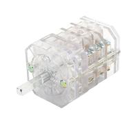 1pcs LW12-16/TM111111.3 16A 3 Position 3 Pole 12 Screw Transparent Univeral Changeover Rotary Cam Switch