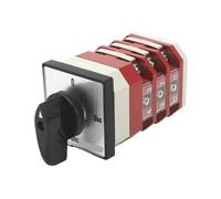 1pcs LW12-16/YH3.3 16A 4 Position 3 Pole 12 Screws Three-Phase Voltmeter Conversion Measurement Universal Cam Rotary Switch