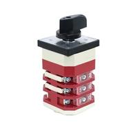 1PCS LW12-16/YH5.3 500V 16A 7 Positions 3 Pole 12 Screws Universal Voltmeter Measurement Conversion Cam Switch