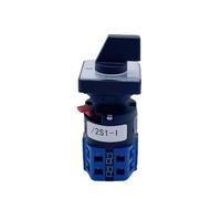 1pcs LW26-10A Single Hole Mounting Size 16.2mm 1/2/3/4 Poles Rotary Cam Switch Changeover Selector Silver Contact Power Control(1P- 4 Terminals)