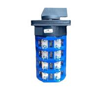 1PCS LW26-125/4 Cam Switch 2/3/4/5 Positions 125A 690V DIY Rotary Changeover Selector 16 Terminals Screws Silver Contact LW28 YMW26(102)