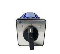 1PCS LW26-125A Cam Switch Two/Three Positions Rotary Changeover Padlock Silver(1P 4Terminals-01GS)