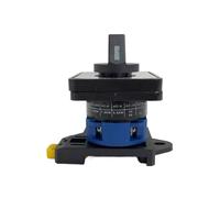 1PCS LW26-20/1 DIN mounted ON-OFF Rotary Switch Knob 2 Position 0-1 Changeover Cam Switches 20A 1 Pole 4 Terminals Control Circuit(With DIN)