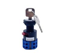 1PCS LW26-20/2S Single Hole Keyed 20A Universal Change-over Cam Switch Dual Power Supply Motor Reverse Opening 22mm(1P 4Terminals)