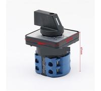 1pcs LW26-20A/25A Transfer switch 2 floors LW26 Series 2/3/4 Position 8 Terminals Universal Rotary Selector Cam Changeover Switch(0-1,25A)