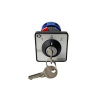 1PCS LW26-20S Series 22mm Single Hole Installation Rotary Cam Switch 20A Changeover Selector Silver Contact YMW26(Long Knob S2,3P 12Terminals)