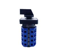 1PCS LW26-25 0-7/4 1-8/4 Eight Position Single Line 8-Group Power Voltage Signal Switching 25A Rotary Cam Switch(1-8)