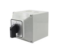 1pcs LW26-63/3M Changeover Cam Switch With Protective Cover 63A 3 Poles Electrical Optional Position Rotary Selector Box Enclosure(102)