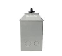 1PCS LW26-63/5M Changeover Cam Switch 63A 5 Poles Electrical 3 Position Rotary Selector With Protective Cover Box Enclosure(01)