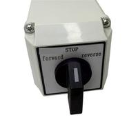 1pcs LW26 LW26-20 three-phase 380V single-phase 220V DC 24V/48V motor reverse forward and reverse universal conversion switch 2P 3P(32A 220V switch-box)