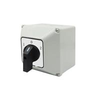 1PCS LW26 Series 3 Position Universal Rotary Switch with Waterproof Enclosure 20A/32A/63A 1/2/3/4Pole Switch(Medium,32A_3 POLE)