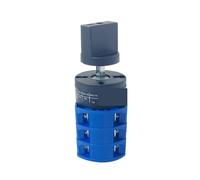 1PCS LW26 YMW26-25/3 Two/Three Positions No Panel 3 Poles Sections 25A Universal Changeover Rotary Cam Switch(01)