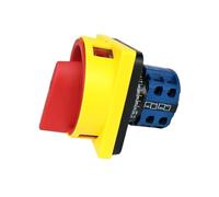 1Pcs LW26GS-20/04-2 Rotary Cam Switch 20A OFF-ON 2 Position 4 Poles 8 Terminals Main Switch, Emergency Stop