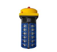1PCS LW26GS-32A Padlock Cam Switch Silver Contact 690V Changeover Rotary Selector ON/OFF Two Positions(5P 20Terminals)