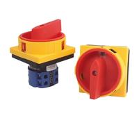 1pcs LW26GS remote selectorSwitch LW26GS-20/04-2 20A universal transfer switch 4P power cut-off rotation 380V three-phase load on-off(25A M2 hole48x48)