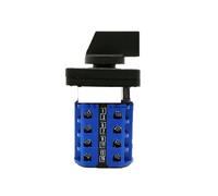 1pcs LW28-20A Universal Switch, 3Position 4/8/12/16/20Terminals Rotary Cam Changeover Switch 550V 20A 1/2/3/4/5 knots(4 Terminals)