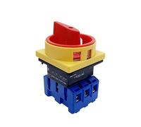 1pcs LW30 3P 690V 25/32/40/63/80/100A Isolator Switch Padlock Disconnect Selector With ON-OFF Panel Power Control(4P,80A)