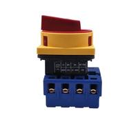 1pcs LW30-4P Isolator Switch ON-OFF 690V 25A/63A-80A100A Padlock 2 position 4 Rotary Cam Switch Emergency stop(25A)