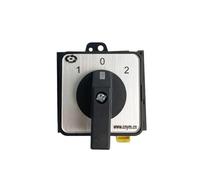 1PCS LW42-32A DIN Rail Three Positions Cam Rotary Universal Switch Manual Industrial Use Black 1/2/3/4 Poles YMW42(1 Pole 4 Terminals)