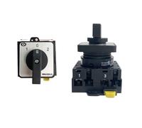 1PCS LW42-32A DIN Rail Two/Three Positions Cam Rotary Silver Contact Universal Switch Manual Industrial 1/2/3/4 Poles YMW42(1P 4TerminalDIN-102)