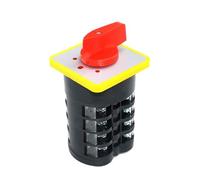 1pcs LW5D-16/D1044.4 16A 500V 3 Position 4Pole 16 Screw Silver Contact Elecrical Rotary Selector Transfer Changeover Cam Switch