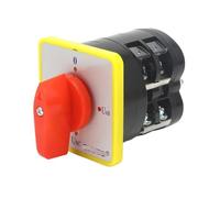 1pcs LW5D-16/YH2.2 16A 4 Positions 2 Poles 8 Screws Voltmeter Conversion Rotary Selector Control Changeover Cam Switch
