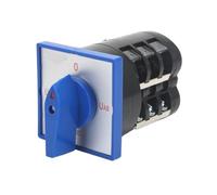 1pcs LW5D-16/YH3.3 16A Blue Panel 4 Positions 3 Poles 12 Screws Three-Phase Voltmeter Conversion Selector Changeover Cam Switch