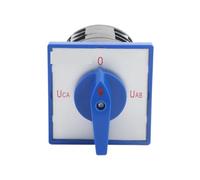1PCS LW5D-16/YH3.3 16A Four Position 3 Poles Three-Phase Voltmeter Conversion Selector Changeover Cam Switch Blue Panel