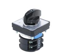 1pcs LW8D-10/0-3.2 Two Phases Four Positions 10A 660V Cam Power Knob Selection Changeover Switch Reversing Rotary Switch