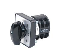 1pcs LW8D-10/0-4.2 10A 660V 2 Poles 8 Screws Five Positions Silver Contact Knob Selection Panel Mounting Cam Changeover Switch