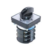 1PCS LW8D-10/YH3.3 10A 660V 4 Position 12 Screws Three-Phase Voltmeter Measurement Selector Cam Changeover Conversion Switch