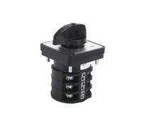 1pcs LW8D-10D404-3B 3 Phases 10A 3 Positions Cam Switches Rotary Switch Changeover Control Switch