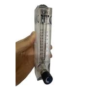 1PCS LZM-15T PMMA Liquid Flowmeter Water Flow Meter Panel Rotameter With Control Valve 0.2-2LPM 0.2-3LPM 0.5-4LPM 1-7LPM 10-100L/H(1-7LPM)