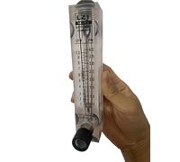 1PCS LZM-15T PMMA Liquid Flowmeter Water Flow Meter Panel Rotameter With Control Valve 0.2-2LPM 0.2-3LPM 0.5-4LPM 1-7LPM 10-100L/H(0.5-4LPM)