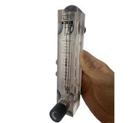 1PCS LZM-15T PMMA Liquid Flowmeter Water Flow Meter Panel Rotameter With Control Valve 0.2-2LPM 0.2-3LPM 0.5-4LPM 1-7LPM 10-100L/H(16-160LPH)