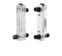 1pcs LZM-15ZT Plexiglass Float Flow Meter Adjustable Acrylic Rotameter Panel Mount Liquid Flow Measurement Instrument(25-250L-H)
