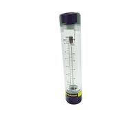 1pcs LZM-40G Acrylic and Stainless Steel Float Pipeline Water Liquid Tube Type Flow Meter 1-1/2"British Standard Pipe Thread Female Thread Fitting(20-80GPM 30-300LPM)
