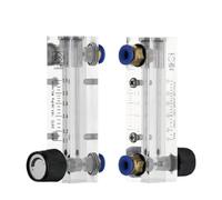 1PCS LZM-4T Panel Mounted Flow Meter Rotameter Adjustable(Gas 0.2-2LPM-6mm)