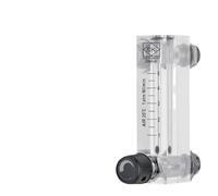 1pcs LZM-6T Small Gas Flow Meter Panel Mount Rotameter Low Flow Air Flowes Meter Adjustable Variable Area Meter(Gas 0.1-0.8LPM)