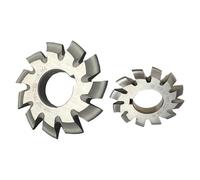 1PCS M0.5 M0.75 M1 M1.25 M1.5 M2 M2.5 M3 M4 M5-M10 Modulus PA20 Degrees NO.1-NO.8 HSS Gear Milling Cutter Gear Cutting Tools(NO.1,M0.3)