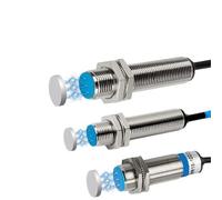 1pcs M12 Switch Magnetic Proximity Sensor M8 M18 2 Wire AC DC Sensing Distance 10mm Hall Effect Non-Contact Industrial(M8 90V-220V,Normally Open)