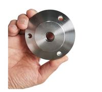 1pcs M14x1mm Spindle Thread Chuck Flange Back Plate Adapter for 80mm & 100mm Chucks - High Manganese Steel Construction(100mm)