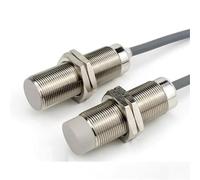 1pcs M18 Inductive Sensor Switch NPN PNP 3Wires Proximity Switches NO NC 5mm 8mm 12mm Distance 24V DC(M18 High Head,NPN NO,Detect distance 12mm)