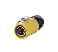 1Pcs M20 Industrial Connector 2 3 4 5 7 9 12 Pin High Voltage Waterproof Wire Connector Power and Signal Cable Connectors(5-Pin Plug)