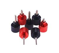 1PCS M3 M4 M5 5mm-60mm Aluminium Alloy Stainless Knurled Thumb Screw Hand Grip Knob Step Bolt Black/Red Tighten(Red M3,60mm)