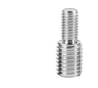 1pcs M3 M4 M5 M6 M8 M10 M12 M14 M16 M20 304 A2 Stainless Steel Thread Adapter Male to Male Double Head Transfer Screw Bolt(M8x25toM16x25(1pcs))